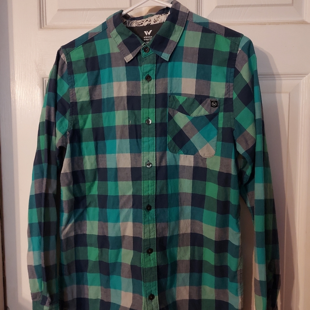 Shaun White plaid shirt